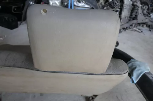 VW T4 Sitz hinten links 2er Doppel 1. Reihe Lehne klappbar (Multivan Caravelle) (117412)