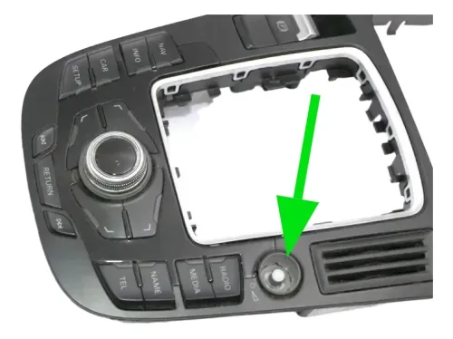 Audi A4 8K A6 4F Q7  Navi Navigation 8T0919609 WFX Bedieneinheit Schalter MMI (117806)