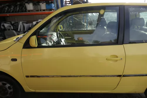 VW Lupo Seat Arosa Tür vorne links Fahrertür gelb LD1B (für elektr. Fensterheber (117847)
