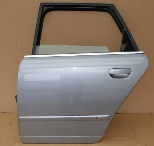 Audi A4 B6 8E Türblatt Tür hinten links silber grau LY7Z Kombi Avant (118025)