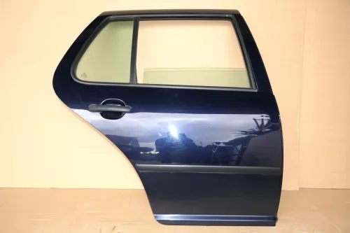 VW Golf 4 Limousine Tür hinten rechts blau LC5H (KEINkombi) Scheibe