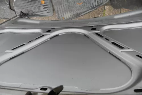 Audi A4 B6 8E Motorhaube Haube Klappe grau LY7Z - mit Grill (118115)