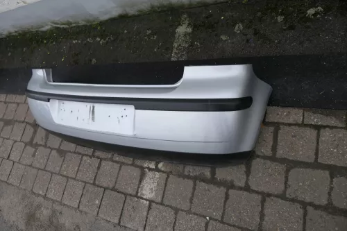 VW Polo 9N 9N3 Stoßstange Heckstoßstange hinten silber LA7W - 99,99 (118138)