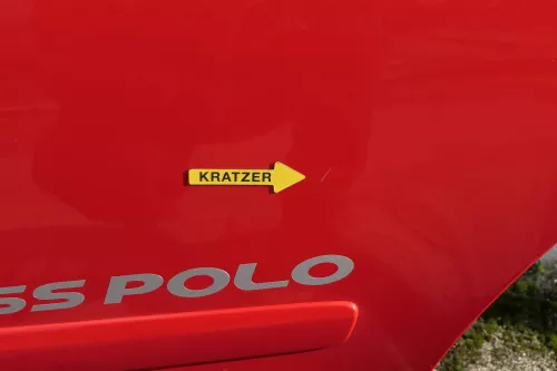 VW Polo 9N 9N3 Cross Tür hinten links rot LP3G 4/5-Türer mit Scheibe (118192)