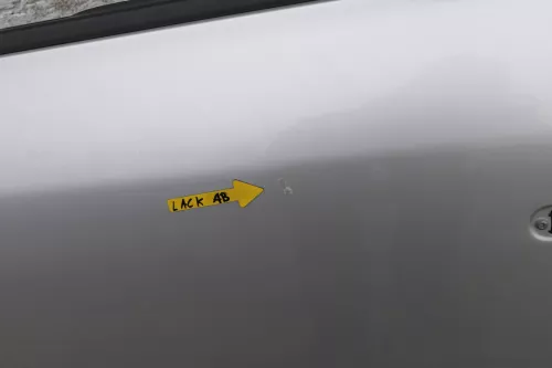 Skoda Octavia 1U Limousine Tür hinten links silber 9102 LF7T (118357)