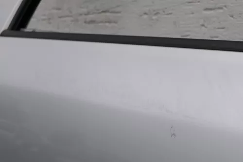 Skoda Octavia 1U Limousine Tür hinten links silber 9102 LF7T (118357)