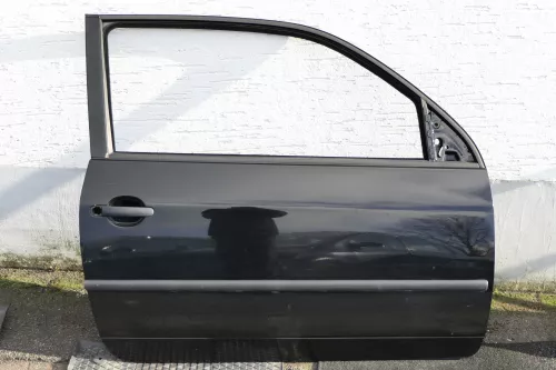 VW Lupo Seat Arosa Tür vorne rechts Beifahrertür schwarz L041 (mech. Fenster) (118486)