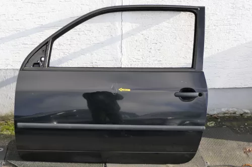 VW Lupo Seat Arosa Tür vorne links Fahrertür schwarz L041 (mechanischer FH 8487 (118487)