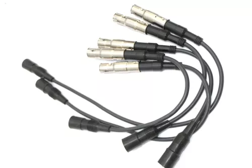 VW Passat 3B A4 B5 Satz Zündkabel rot 2,6 2,8 ABC Motor (118501)