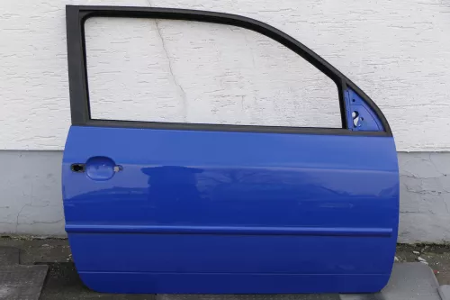 VW Lupo Seat Arosa Tür vorne rechts Beifahrertür blau LW5Z (für elektr.Fenster  (118741)