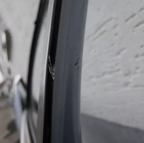 VW Lupo 6E 3L FSI Tür vorne links Fahrertür grau blau LR7U (mechanischer Fenster (118742)