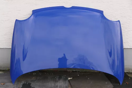 VW Lupo Motorhaube KLappe vorne blau LW5Z -  Dellen
