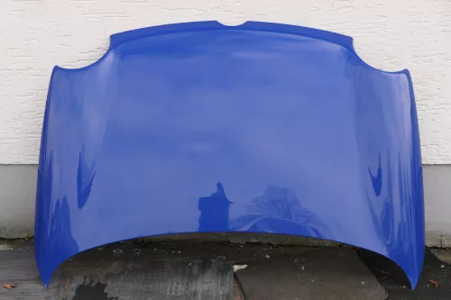 VW Lupo Motorhaube KLappe vorne blau LW5Z -  Dellen
