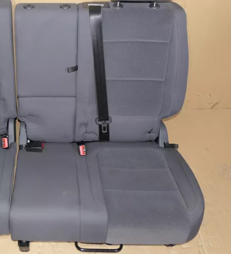 VW Golf 5M Plus Sitz Sitze Rückbank Rücksitzbank Lehne hinten links anthrazit -- (119265)