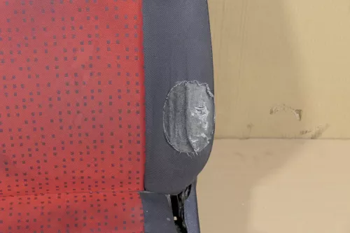 Seat Arosa VW Lupo Sitz vorne links Fahrersitz Höhenverstellung rot schwarz (119400)