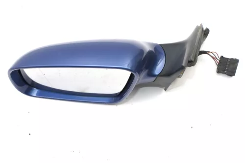 Audi A3 8L elektrischer Spiegel Außenspiegel links Glas blau LZ5W Facelift (119470)