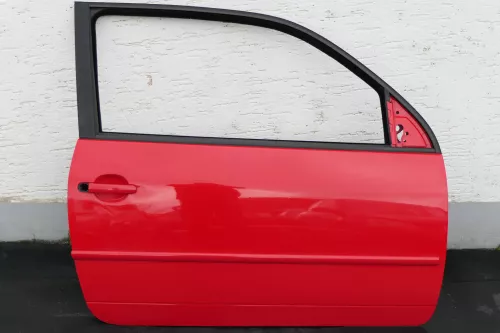 VW Lupo Seat Arosa Tür vorne rechts Beifahrertür rot LP3G (mech. Fenster) (120054)
