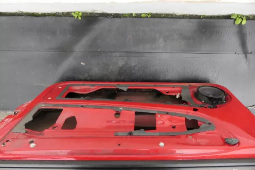 VW Lupo Seat Arosa Tür vorne rechts Beifahrertür rot LP3G (mech. Fenster) (120054)