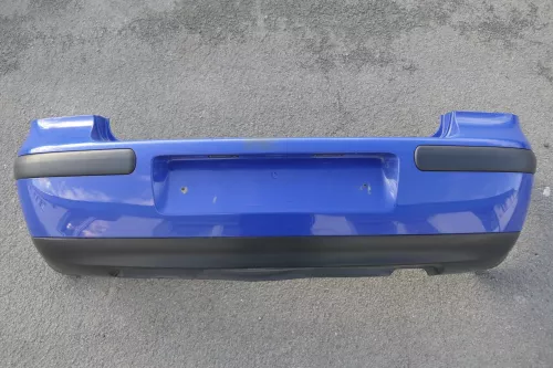 VW Golf 4 Limousine Stoßstange hinten Heckstoßstange Stoßfänger blau LA5C