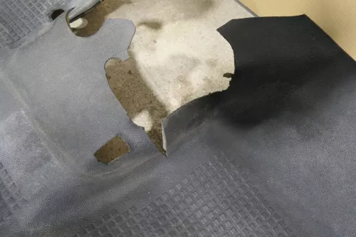 VW T4 Teppich Innenraumteppich Innen Boden Bodenbelag vorne 7D1863711AD  (120777)