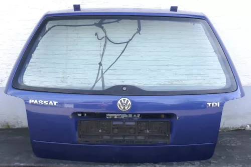 VW Passat 3B Kombi Variant Heckklappe Klappe hinten mit Scheibe blau LA5E mariti