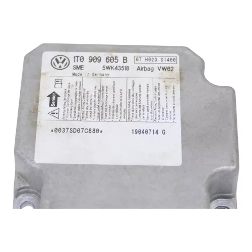 Touran Steuergerät Airbag Airbagsteuergerät 1T0909605B 07 H023 S1400 1T0909605C (121311)