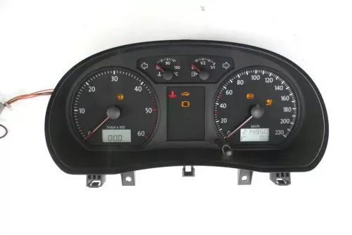 VW Polo 9N 3Tacho Tachometer Kombiinstrument 214.000km 6Q0920825F 1,4TDI BNV BNM