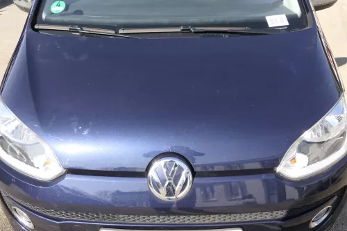 VW Up 4D 1S Motorhaube KLappe vorne blau LH5X (122574)