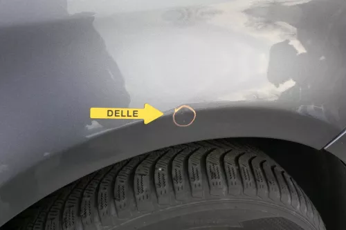 VW Touran 1T Kotflügel vorne rechts grau LD7X 1T0821022A ca.Bj. 2003-2006 platin (122694)