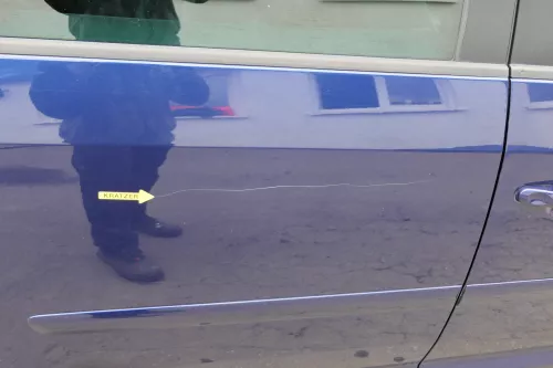 VW Touran 1T3 1T Tür hinten rechts Beifahrerseite blau LB5N indigoblau (122727)