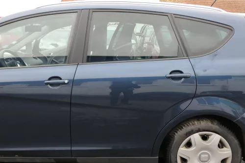 Seat Altea XL 5P Tür hinten links grau blau LS5Y - ohneAnbauteile