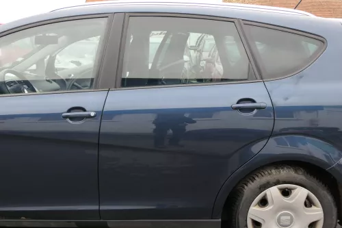 Seat Altea XL 5P Tür hinten links grau blau LS5Y - ohneAnbauteile (122798)