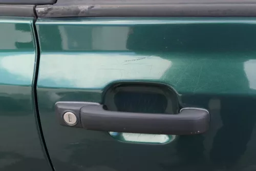 VW Golf 3 4 Cabrio Tür vorne rechts Beifahrertür grün LC6M ohne Anbauteile (122894)