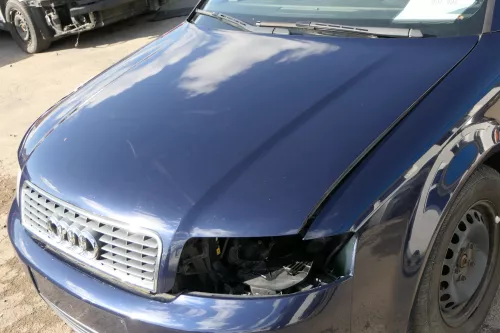 Audi A4 B6 8E Motorhaube Haube Klappe blau LZ5J- mit Grill (122924)