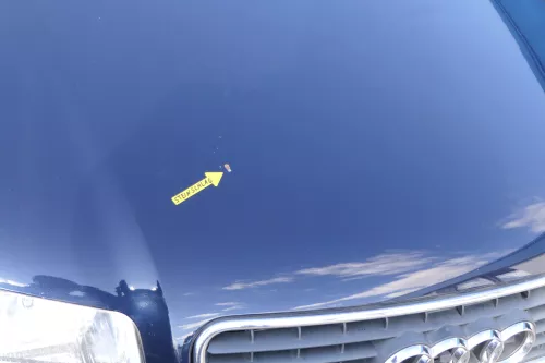 Audi A4 B6 8E Motorhaube Haube Klappe blau LZ5J- mit Grill (122924)