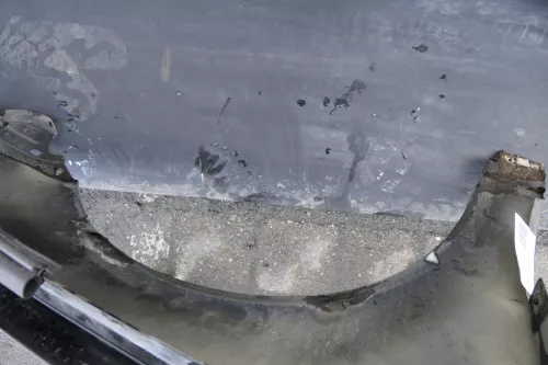 VW Passat 3B Kotflügel vorne links schwarz matt  (123020)