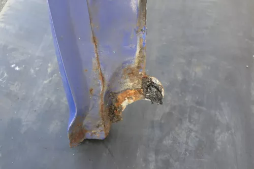 VW Golf 4 Kotflügel vorne links blau LA5W (123021)