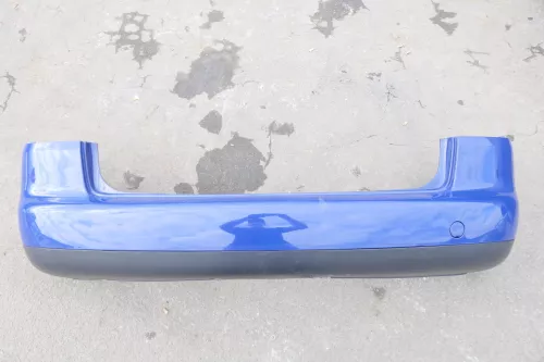 VW Touran 1T Stoßstange hinten Heckstoßstange Stoßfänger blau LL5M AHK