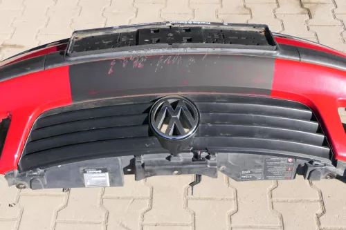 VW Passat 3B Stoßstange vorne Frontstoßstange Stoßfänger vorne rot LY3D (123103)