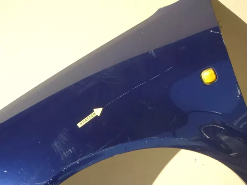 Audi A3 8L Kotflügel vorne links blau LZ5K (bis ca. MItte 1999 passend) (123123)