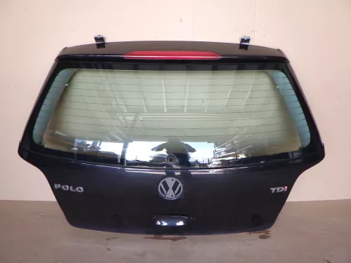 VW Polo 9N3 9N Heckklappe Kofferraumklappe Klappe schwarz LC9Z - Ecke geknickt (123173)