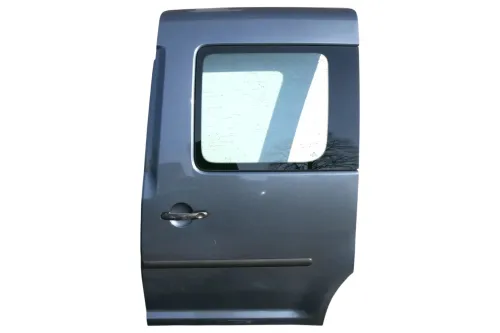 VW Caddy 3 2k Beifahrertür Tür hinten links grau LD7U Scheibe Schiebetür (123248)