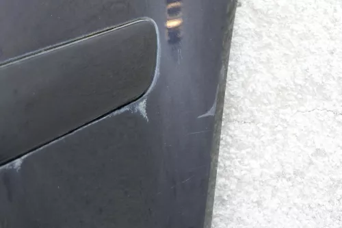 VW Golf 4 Limousine Stoßstange hinten Heckstoßstange Stoßfänger schwarz LC9Z ger (123335)