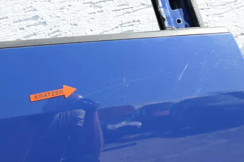 VW Touran 1T3 1T Tür vorne rechts Beifahrertür blau LL5M ohne Anbauteile (123360)