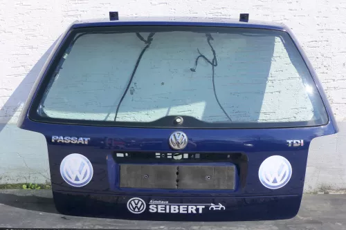 VW Passat 3B Kombi Variant Heckklappe Klappe hinten mit Scheibe blau LA5E mari