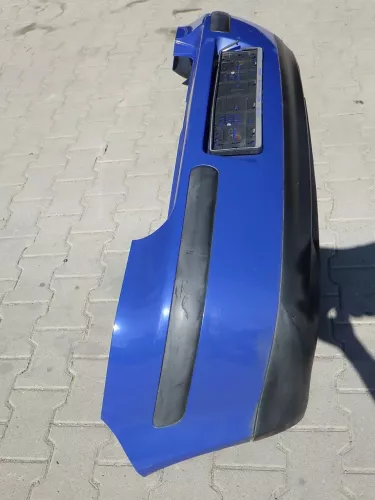 VW Golf 4 Limousine Stoßstange hinten Heckstoßstange Stoßfänger BLAU LW5Z (123413)