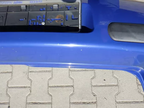 VW Golf 4 Limousine Stoßstange hinten Heckstoßstange Stoßfänger BLAU LW5Z (123413)