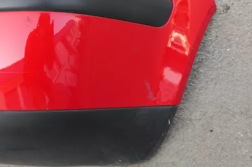 VW Golf 4 Limousine Stoßstange hinten Heckstoßstange Stoßfänger rot LP3G (123492)