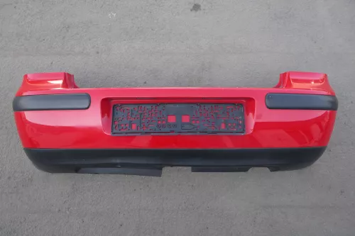 VW Golf 4 Limousine Stoßstange hinten Heckstoßstange Stoßfänger rot LP3G