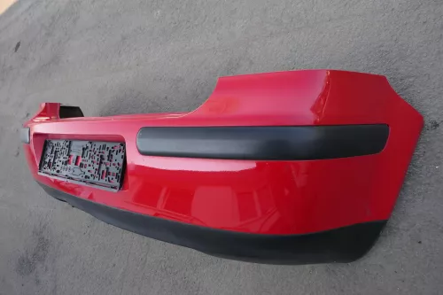 VW Golf 4 Limousine Stoßstange hinten Heckstoßstange Stoßfänger rot LP3G (123492)